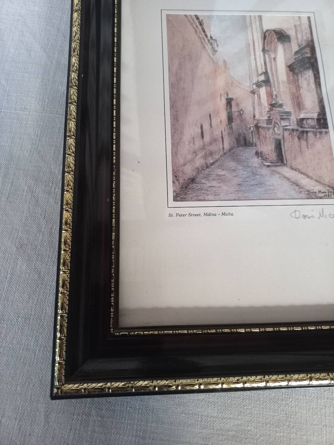 Street illustration painting