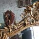 Large Louis XV gilded shell mirror from the 19th century