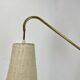 Minimalist Adjustable Swing Arm counterweight Brass Wall Light, Germany 1950