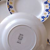 Plates "Judith" opaque porcelain from Gien