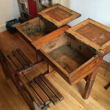 Double school desk