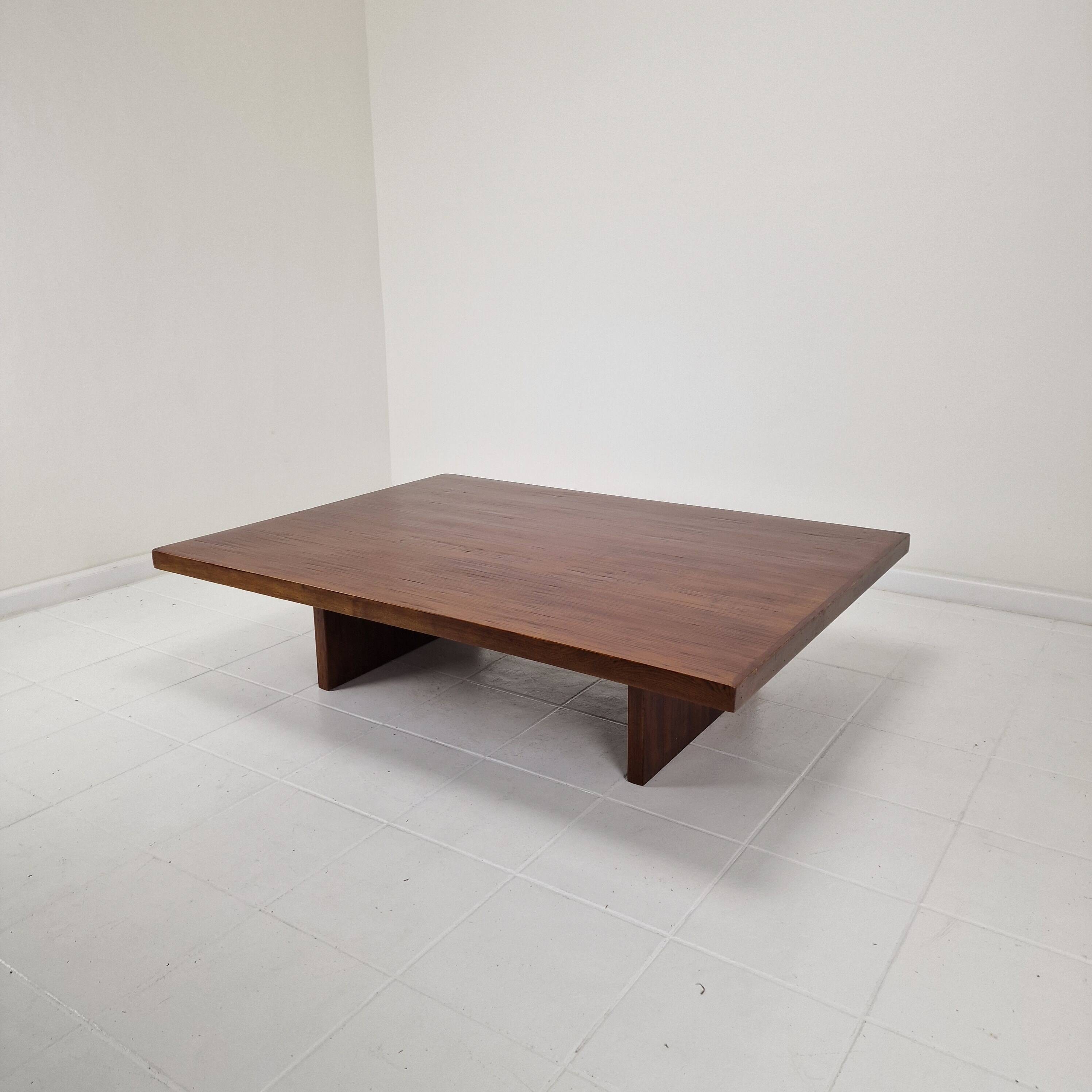 Large Bamboo "Wabi Sabi" Coffee Table by Axel Vervoordt, Belgium, 1980's