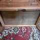 Scandinavian chest of drawers with three drawers in oak feet compass