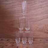 6 Transparent Cavalier Champagne Flutes Luminarc