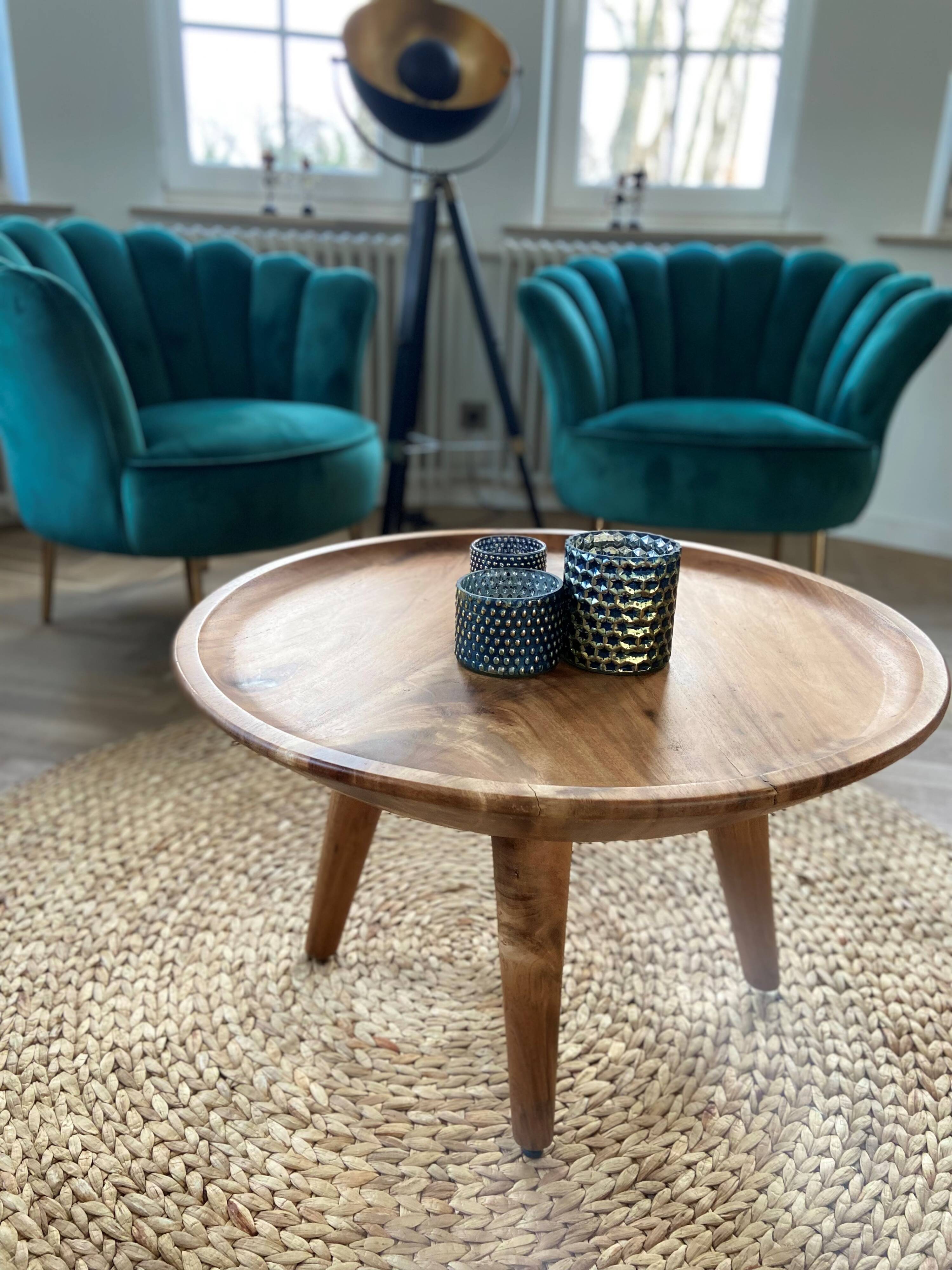 Wabisabi round coffee table / coffee table / side table