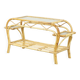 vintage rattan coffee table by Rohé Noordwolde from the 1950s
