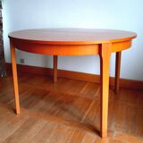 Danish extendable round table 1960