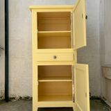 Buffet haut en bois peint (rénové)