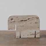 Travertine desk top