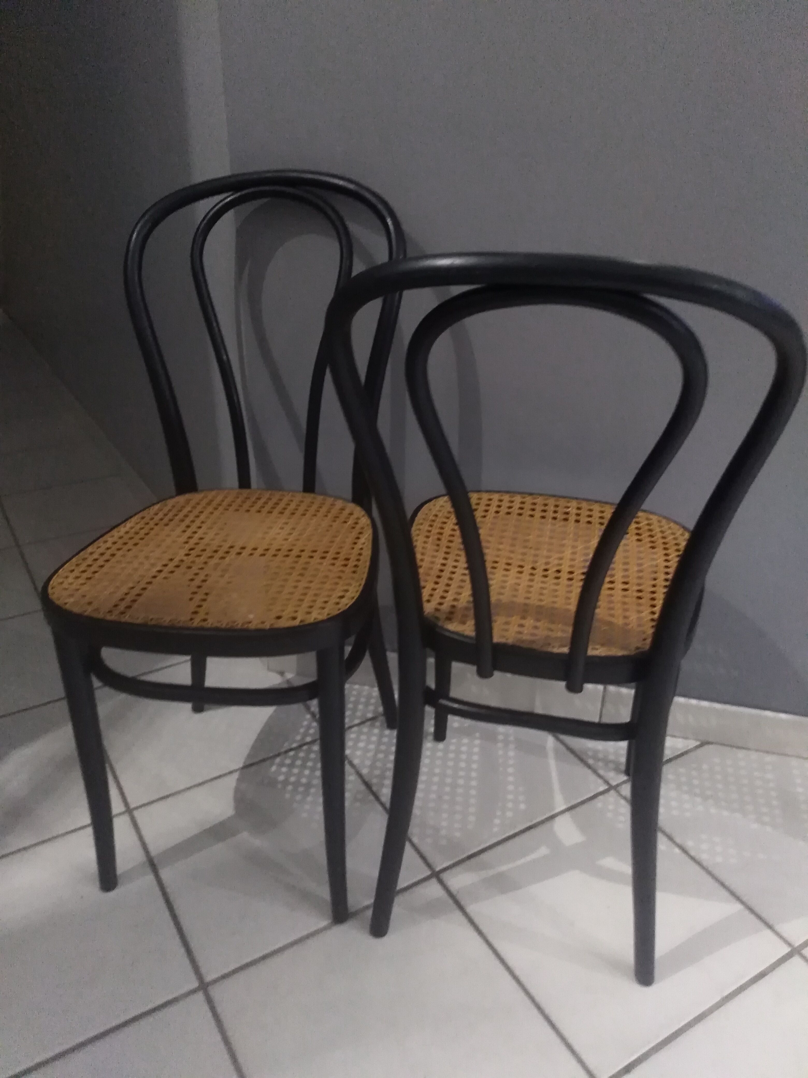 Pair of chairs Bistrot ZPM Radomsko by Thonet year 1960