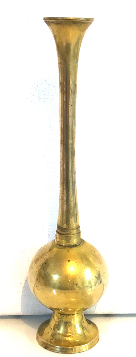Vase soliflore laiton doré