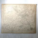 Old cardboard map of Paris, 17th arrondissement