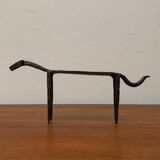 Mid-century wrought iron animal sculpture