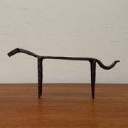 Mid-century wrought iron animal sculpture