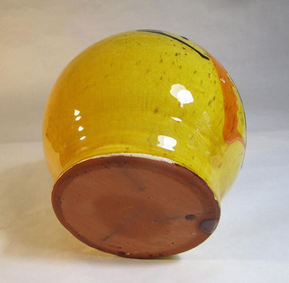 Speckled ceramic vase