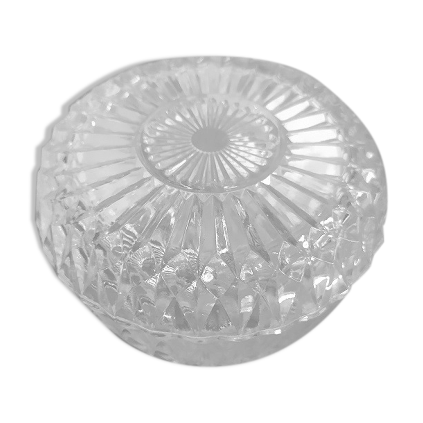 Sugar duralex molded glass old vintage dp0821F02