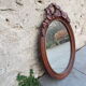 Oval wooden mirror Louis XVI style 54cmx37cm