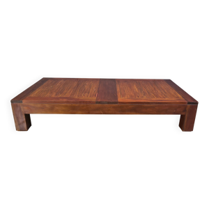 table basse XXL en bambou,