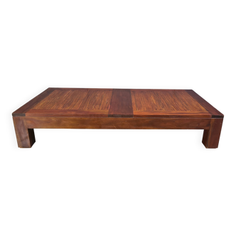 XXL coffee table in bamboo, 1980s