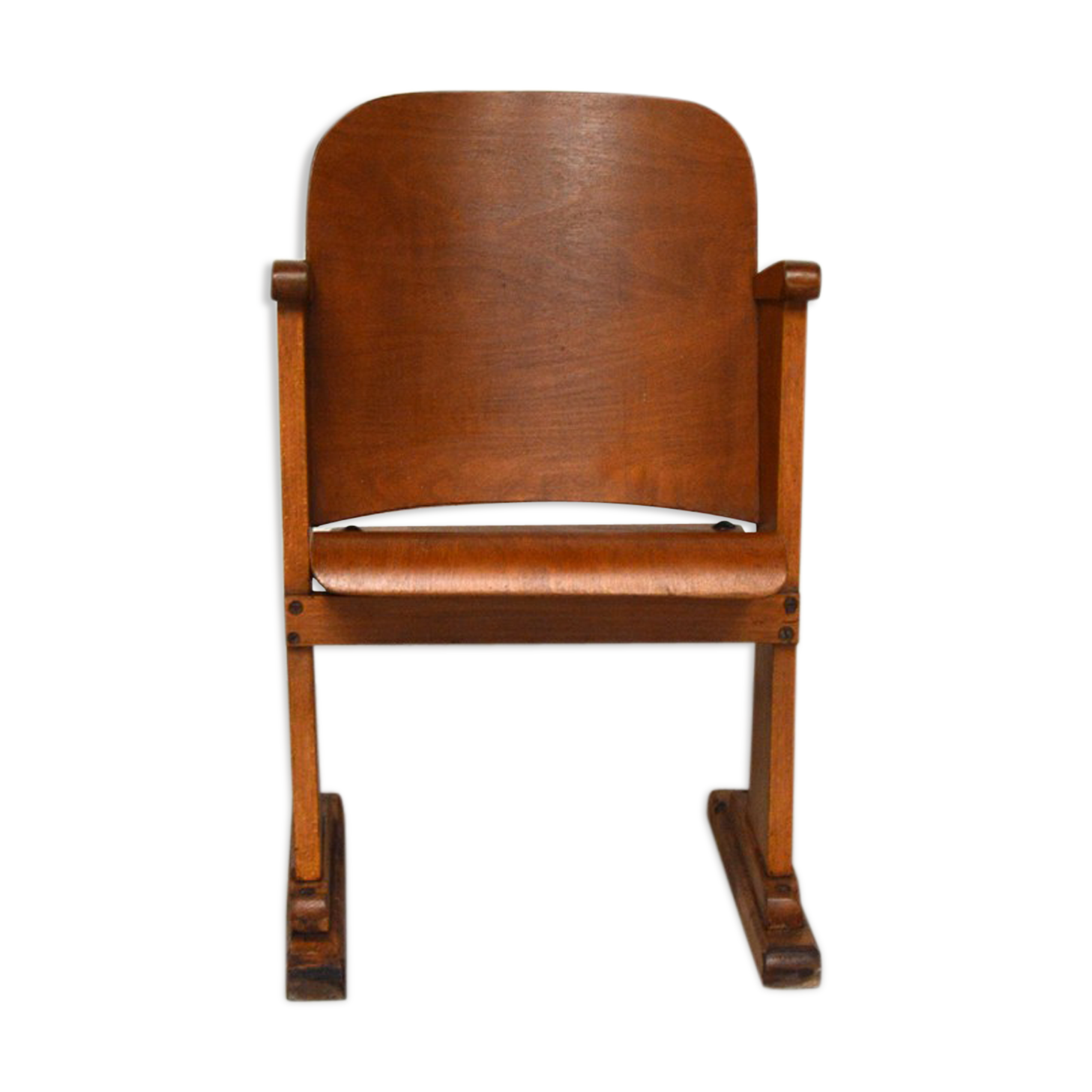 Wooden cinema seat, 1950