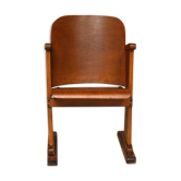 Wooden cinema seat, 1950