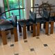 Set of 6 Monk Dining Chairs by Afra & Tobia Scarpa
