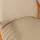 1950s armchair by Wilhelm Knoll, cherry wood, beige upholstery