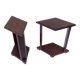 Pair of art deco harnesses, end tables, diamond side tables, 1930