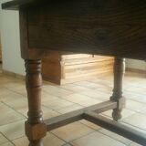 Table de ferme en chêne