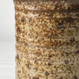 Pyrite ceramic stoneware pitcher signed Truchon Oletta Corse