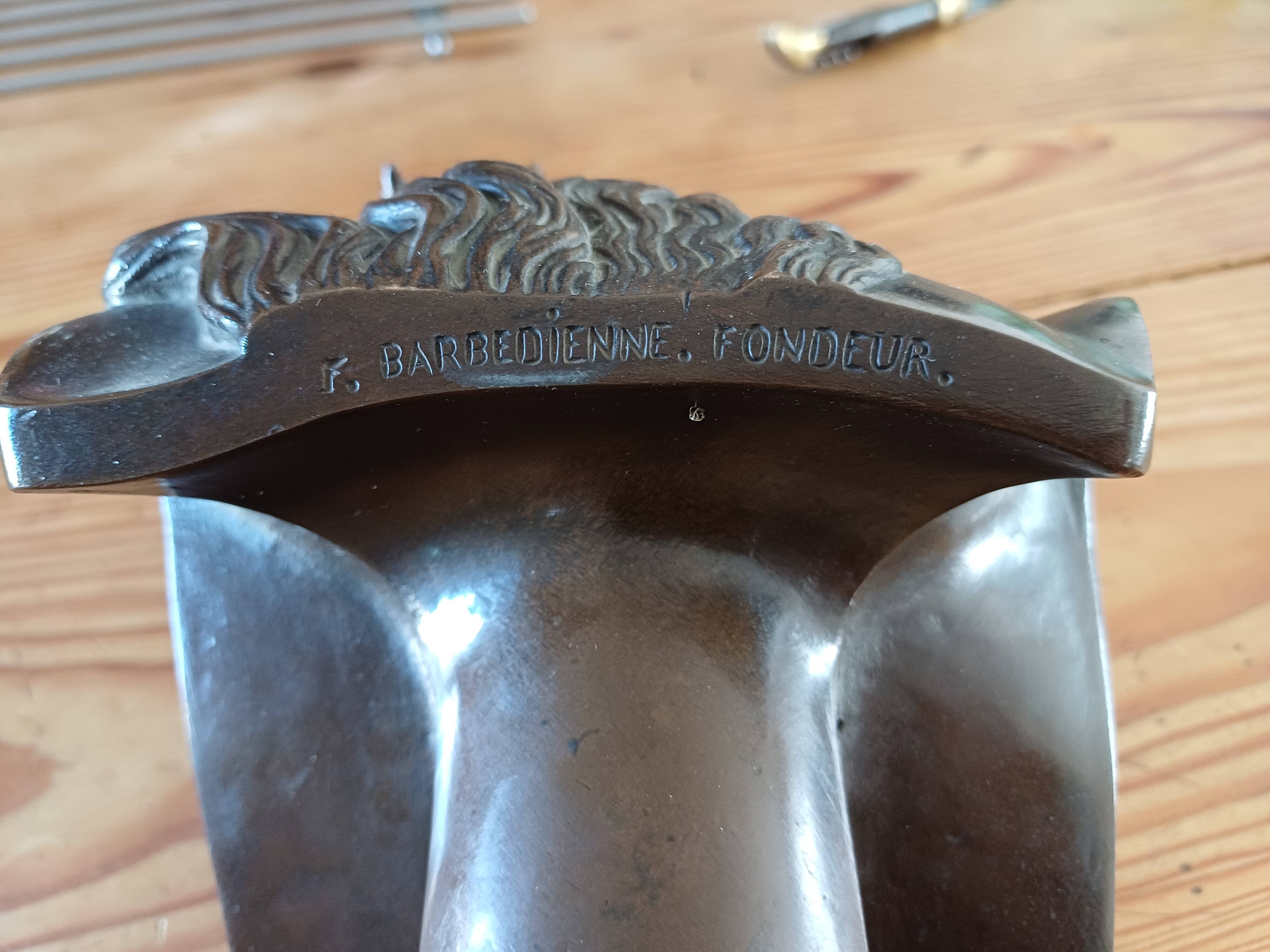 Bronze "Christ" by J.Clessinger Rome 1858 Barbedienne