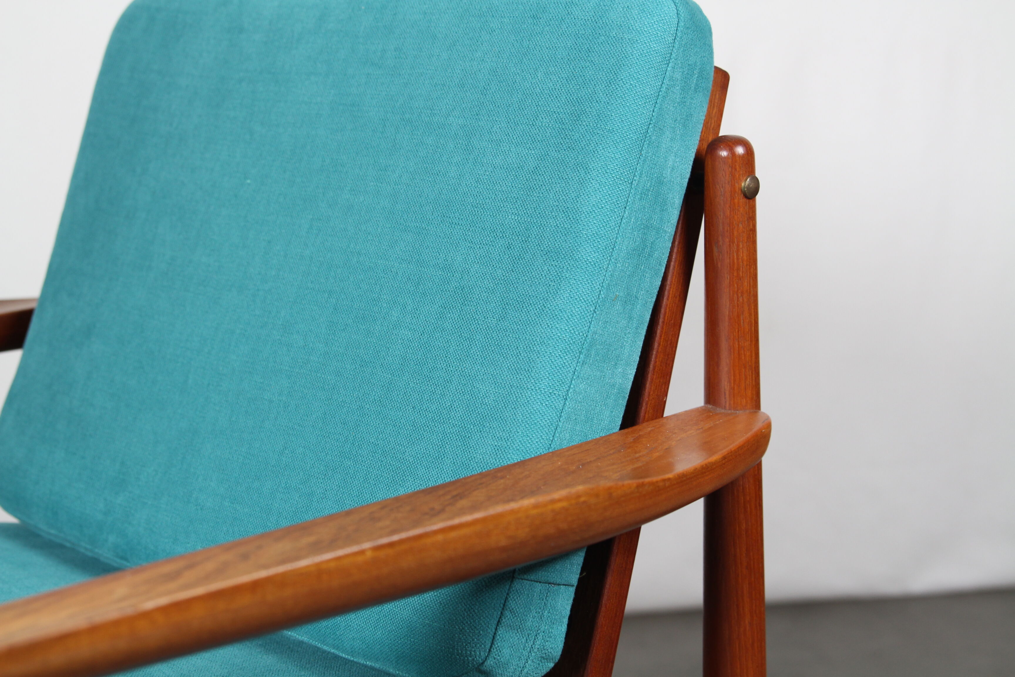 Scandinavian teak armchair by Arne Vodder for Gløstrup Mobelfabrik