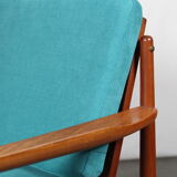 Scandinavian teak armchair by Arne Vodder for Gløstrup Mobelfabrik