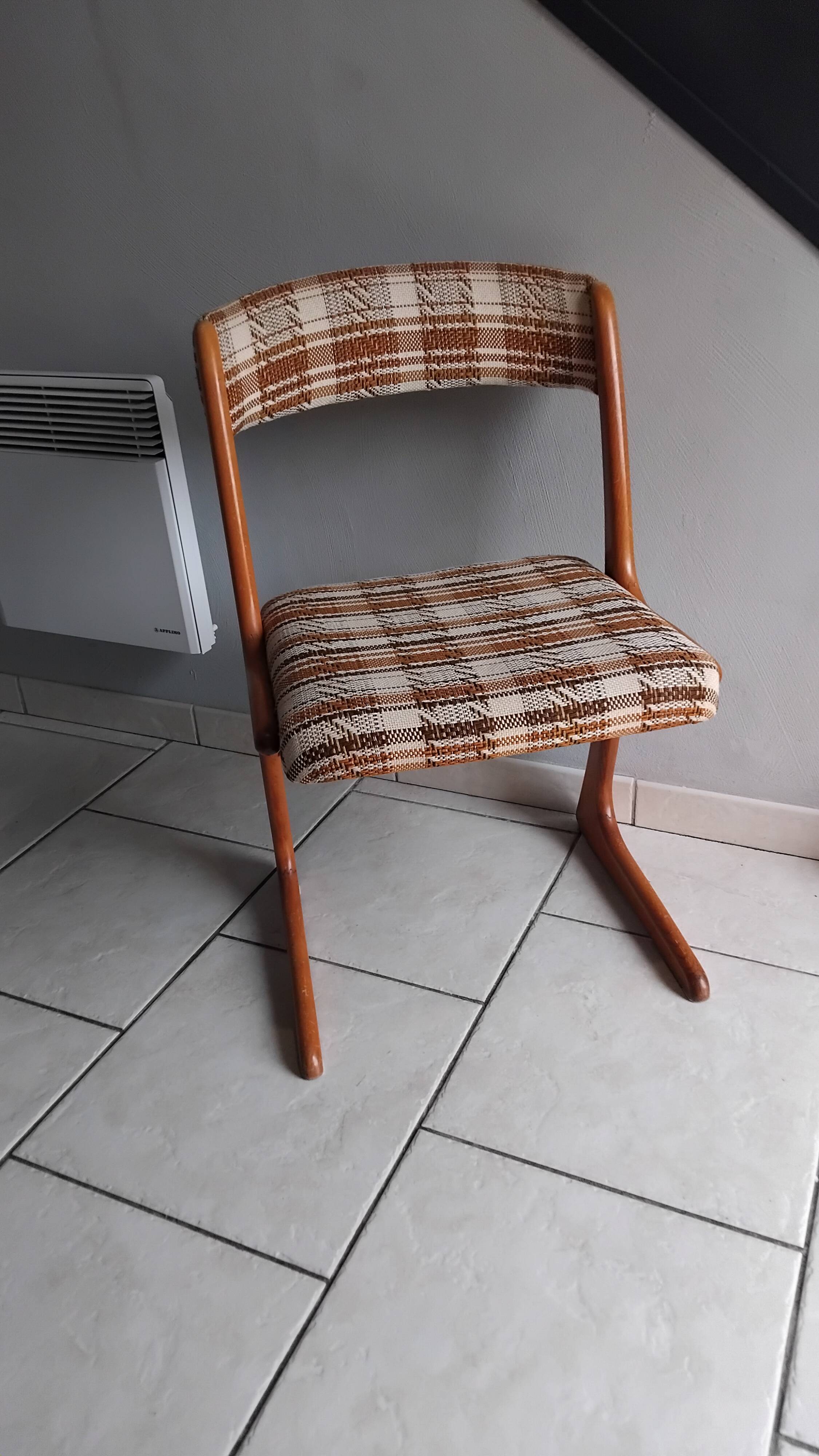 Chaise kangourou baumann vintage