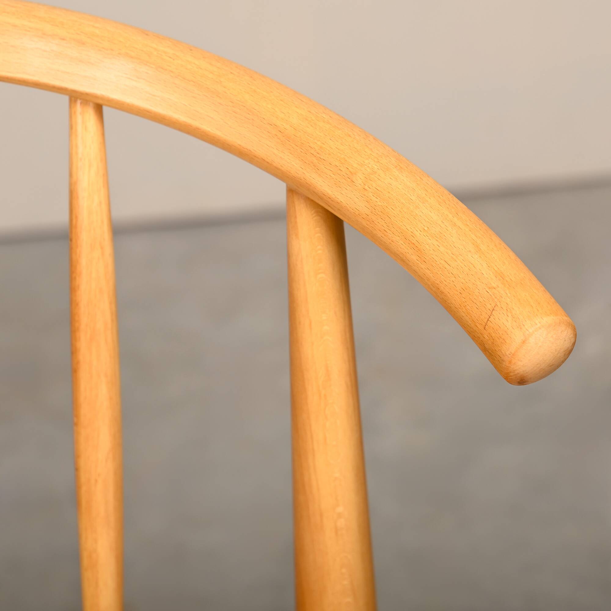 Erik Ole Jørgensen J151 Dining Chairs in beech and papercord for FDB Møbler