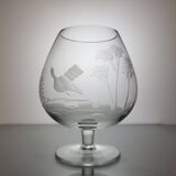6 verres à cognac en cristal