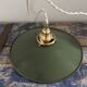 Enamelled sheet metal pendant light