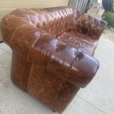Sofa Chesterfield Brown
