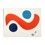Lithographie skybird d’Alexander Calder, 1974
