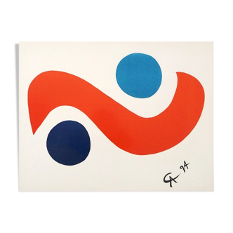 Lithographie skybird d’Alexander Calder, 1974