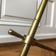 Mid-century italian yellow diabolo floor lamp