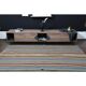 1970s Vintage Turkish Oushak Handmade Wool Cotton Blue Area Rug 157x259