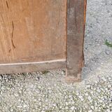 Parisian sideboard in solid oak and solid poplar early 20th century