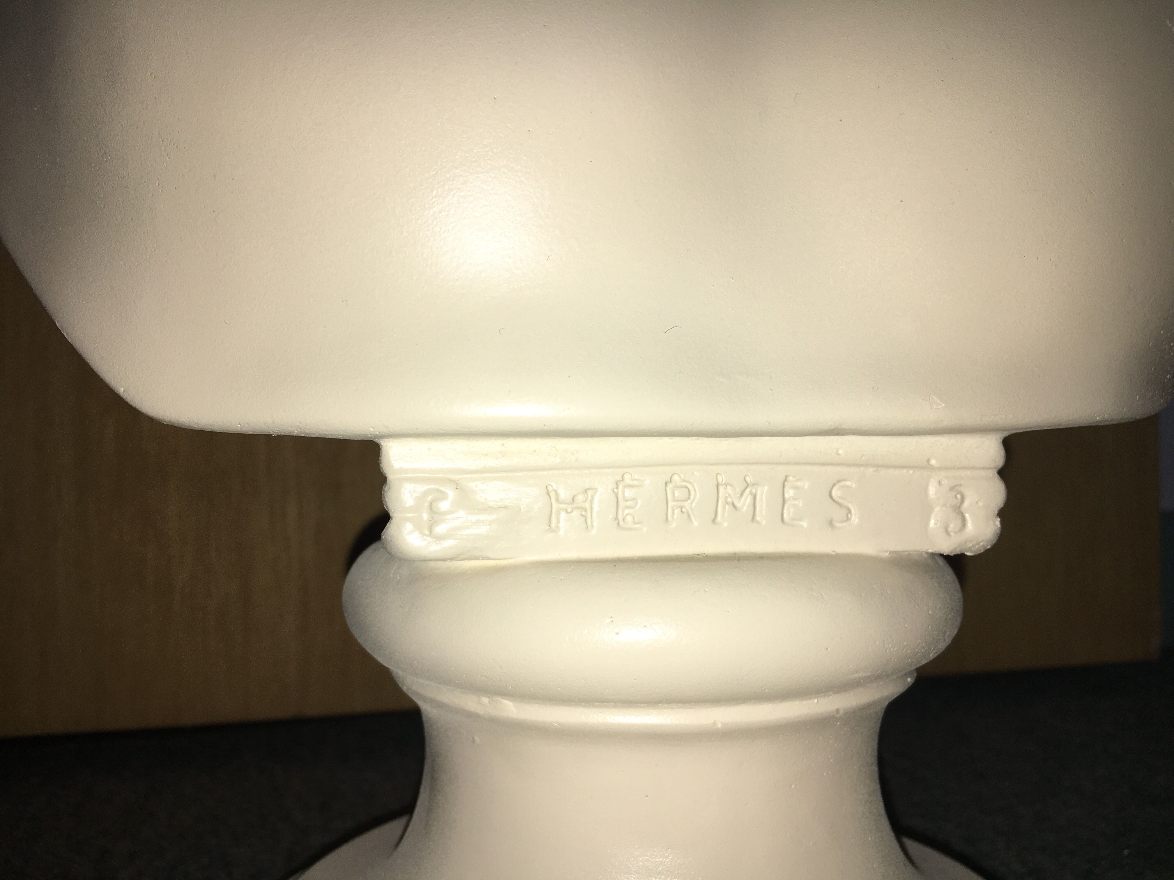 Bust of Hermes in plaster