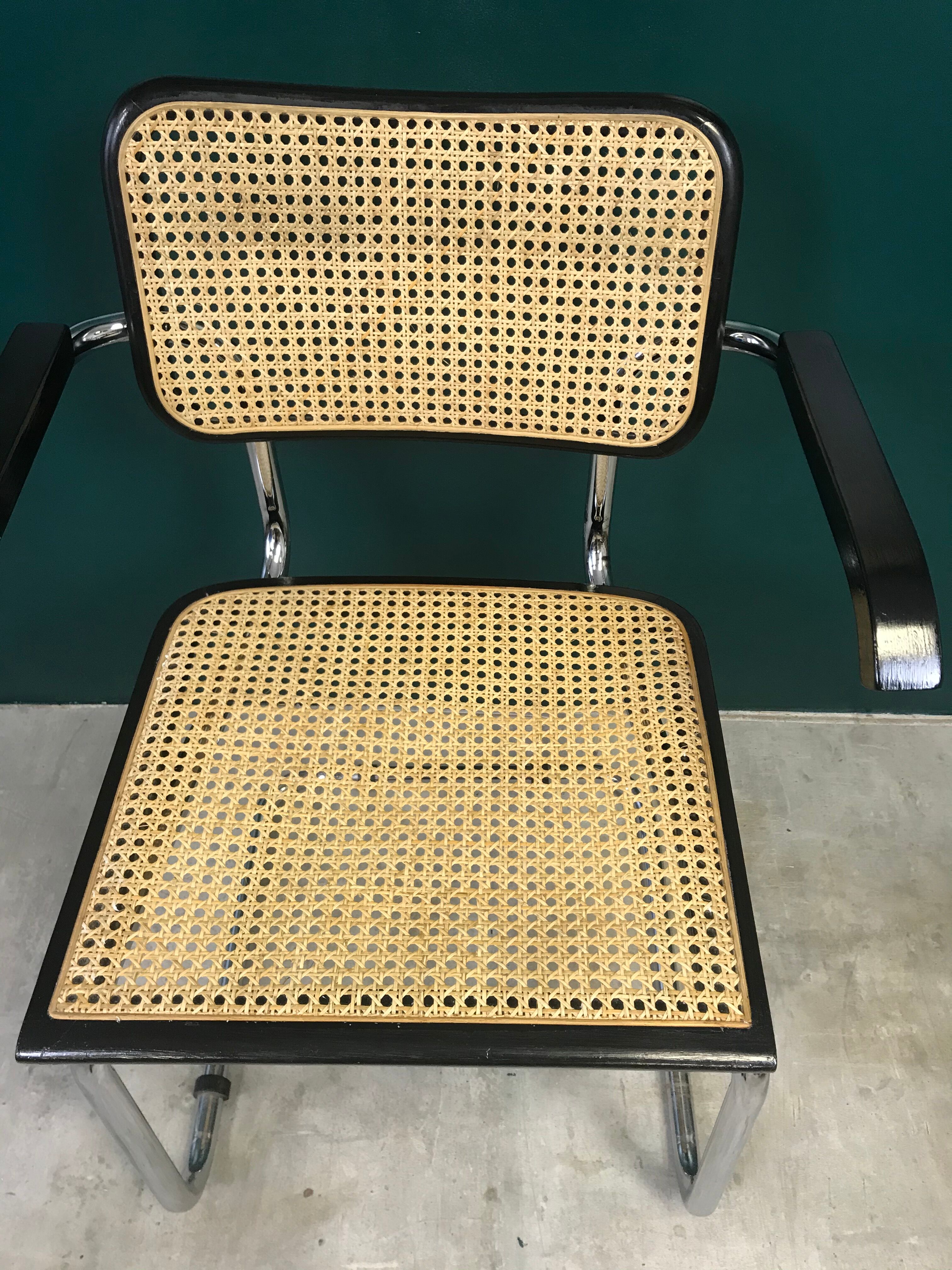 B64 Breuer black armchair