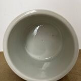 Large white earthenware pot - Creil and Montereau