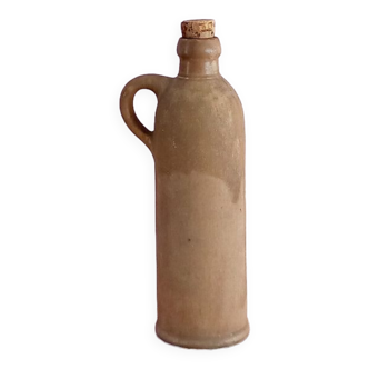 Raw stoneware bottle