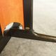 Table and 6 armchairs Baumann Diese, design Pagnon Pelhaître, Wenge color and red,