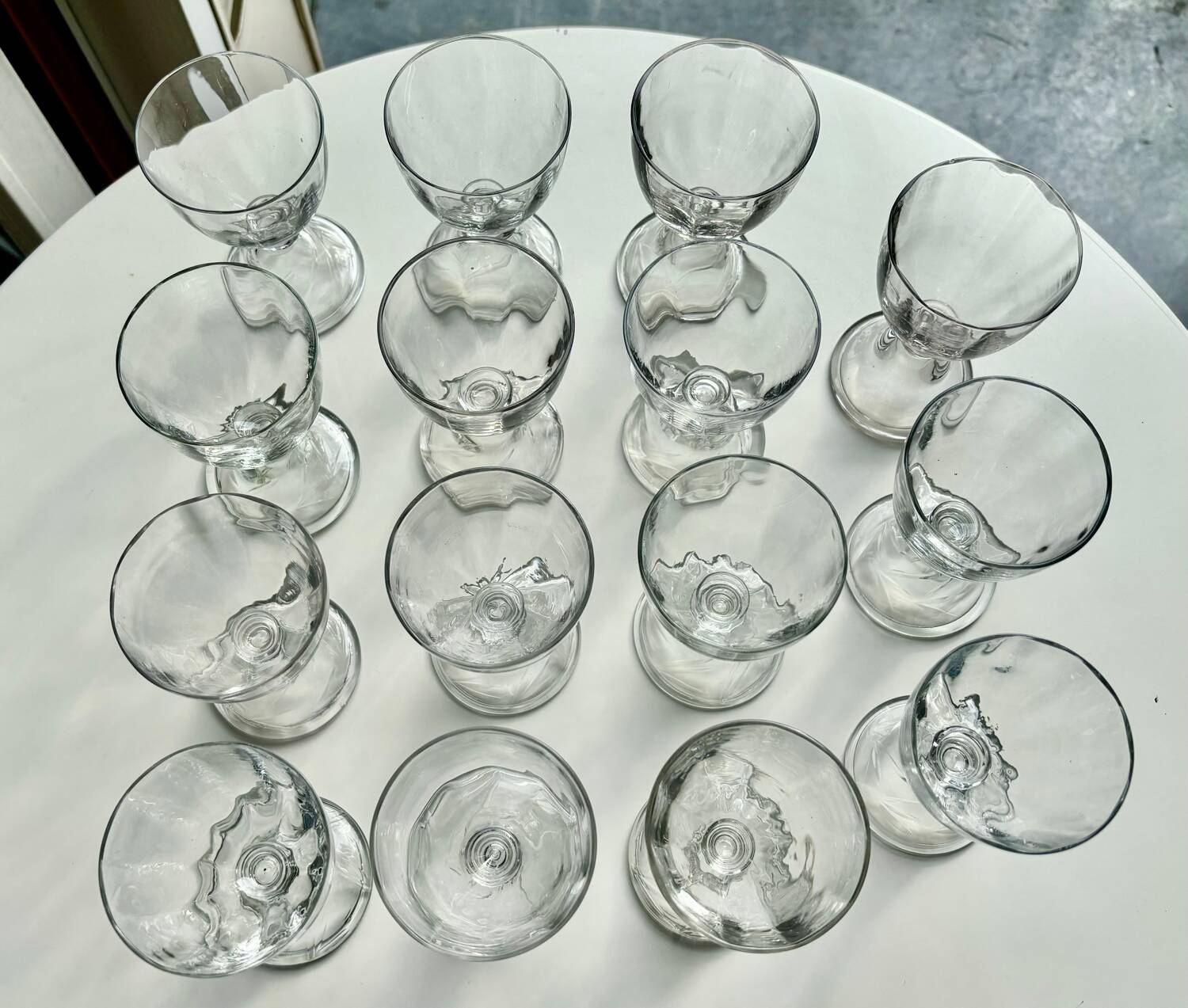 Verres Saint Louis Crystal modèle Cluny