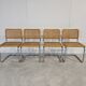4 chaises Cesca Marcel Breuer